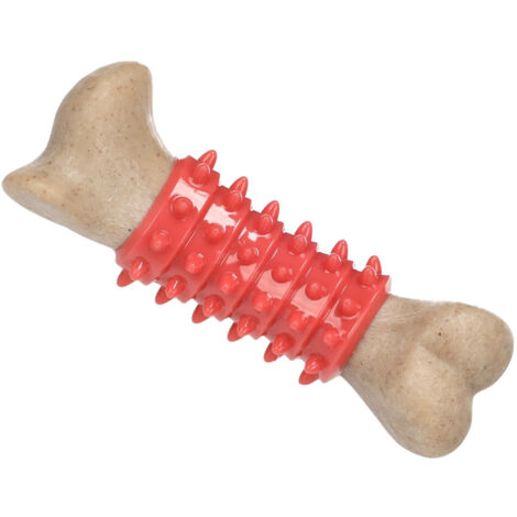 Jouet Nyra Os Beige 13.5 x5 cm pour chien - Flamingo (1/3)