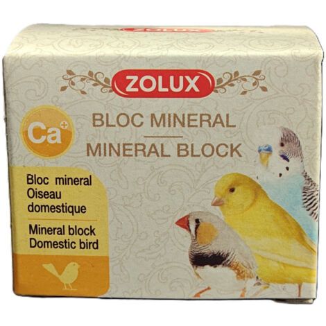 Bloc minéral 90 g pour oiseau domestique - zolux (1/5)