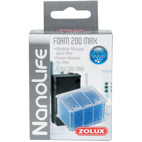 Cartouche mousse bleu pour Nanolife 200 max pour aquarium - zolux (1/5)