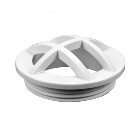 Grille de protection courte pour buse de refoulement de piscine – Blanc – Diamètre 1,5 pouce – Filetage 10 mm – Hayward