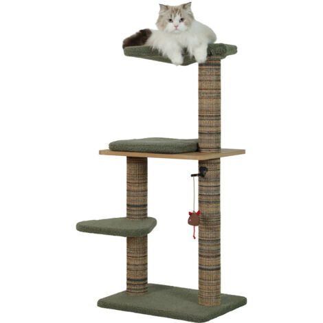 Arbre Chat Bor al 105 Cm Vert Pour Chats Zolux