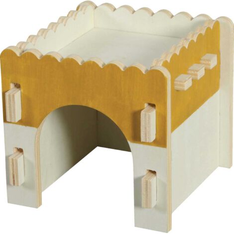 Maison en bois pour rongeurs Cosy Pour hamster rat et souris (1/2)