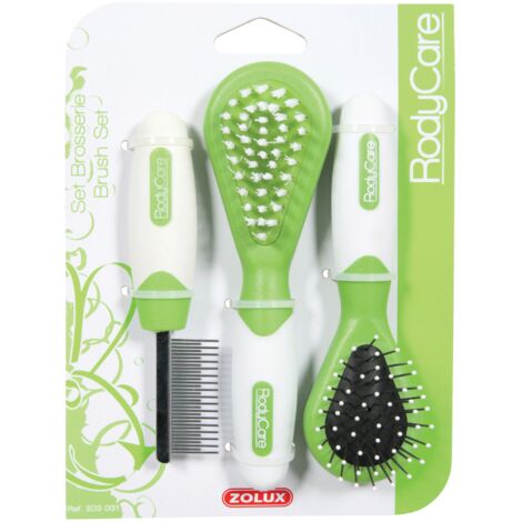 Set Brosses et peigne pour Lapins, furets, hamsters - zolux (1/2)