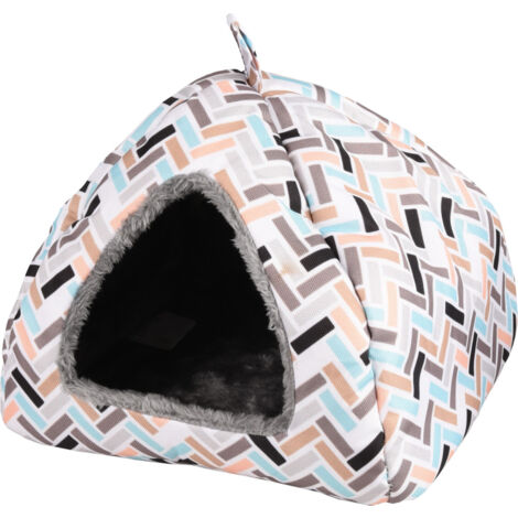 Panier Igloo CLAVIO 23 cm x 23 cm x h 23 cm pour rongeur. - Flamingo (1/5)
