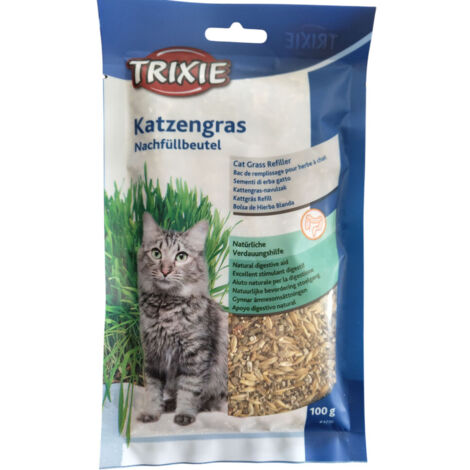 Herbe à chat orges sachet de 100 g - Trixie