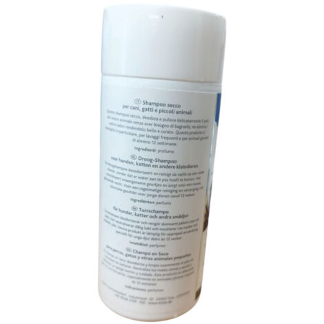 Shampoing sec poudre 100g pour chien, chat - Trixie