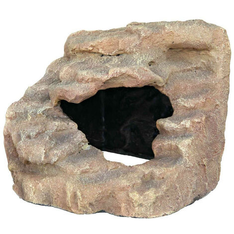 Rocher d'angle avec grotte et plateforme 21 x 20 x 18 cm pour reptiles - Trixie (1/2)