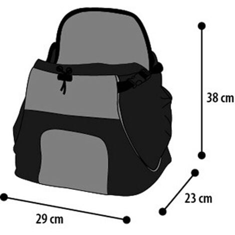 Sac Ventral Sybil Pour Petit Chien Ou Chat 29 X 23 X 38 Cm