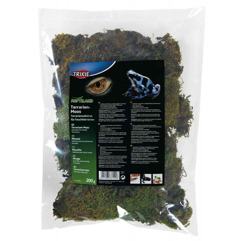 Mousse pour terrarium, 200 g, Substrat pour terrariums humides. - Trixie