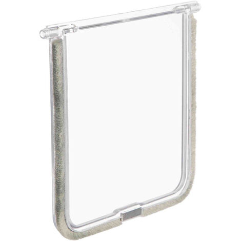 Trappe de rechange pour chatières Trixie 14,7 x 15,8 cm – Plastique blanc – Références 3860, 3862, 38631, 3864, 3869
