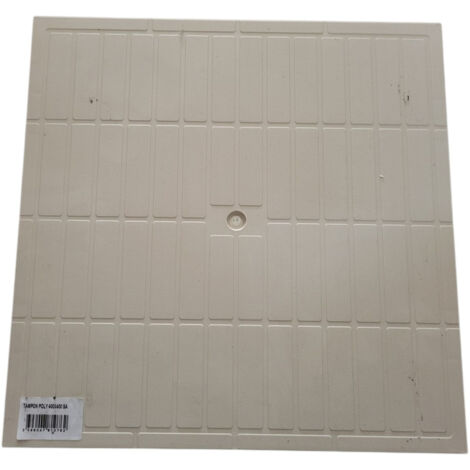 couvercle léger eau pluvial 40 x 40 cm sable polypropilène - INTERPLAST - Interplast