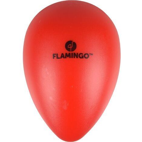 Oeuf rouge en plastique M ø 13 cm x 18.5 cm de hauteur Jouet pour chien - Flamingo