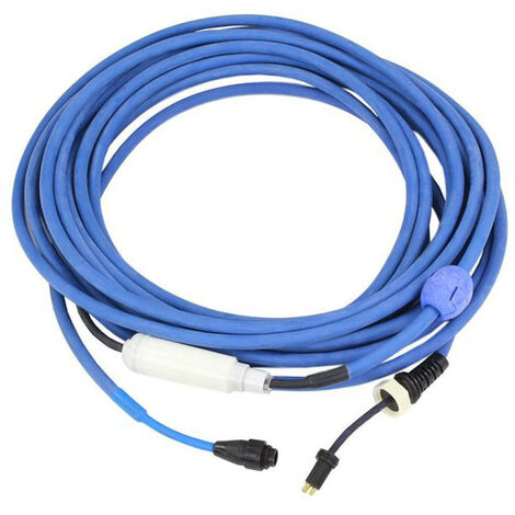 Maytronics Dolphin – Câble complet 18 m avec swivel et connecteur 3 broches – Compatible modèles Dolphin M5/M500 – Accessoire pour robot de piscine (1/4)