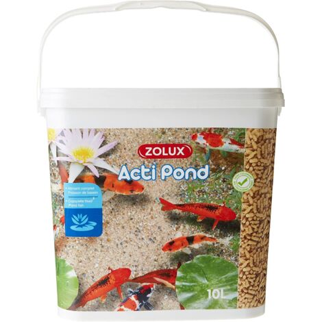 Nourriture Acti pond stick standard 4 litres pour poisson de bassin - zolux