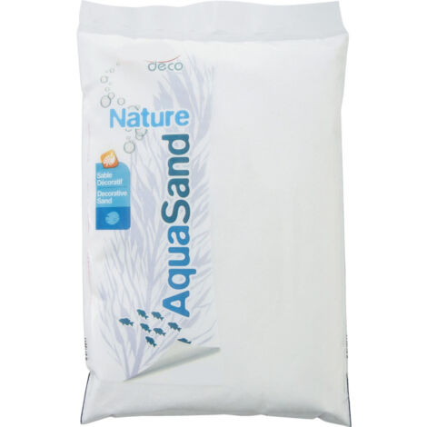 Sol décoratif 0,15-0,6 mm naturel cristobalite iceberg AquaSand 0.8 kg pour aquarium - zolux