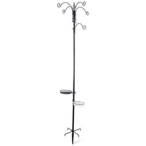 Station alimentation Holly noir H 2 mètres pour oiseaux - Vadigran (1/5)