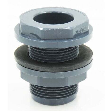 ø 63 mm - 2 pouce 1/2 Traversée de paroi en PVC pour tuyau ø 63 mm - LRAPTY (1/5)