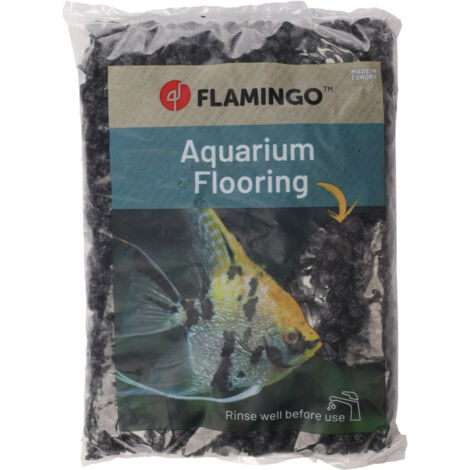 Gravier néon noir, 1 kg, pour aquarium. - animallparadise (1/2)