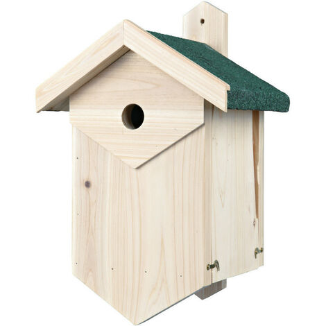 Nichoir pour les oiseaux nichant dans les cavités. Dimensions: 25 × 40 × 22 cm/ø 2,7 cm - animallparadise