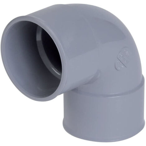 Nicoll – Raccord d'évacuation PVC coudé FF 87°30 – Ø 32 mm – CF88 – À coller pour installations plomberie précises