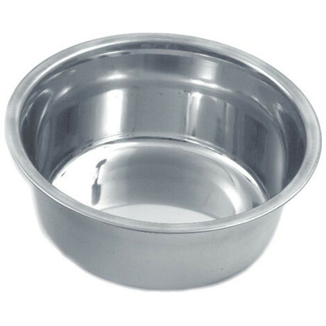 Gamelle en inox 1.6 litre, ø 21 cm, pour chien - Flamingo