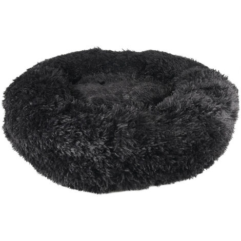 Coussin KREMS rond, noir ø 70 cm anti stress apaisant pour chien - Flamingo