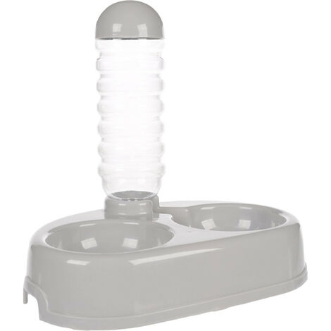 Distributeur eau et nourriture Alun 2 x 400 ml pour chien et chat. - Flamingo (1/5)