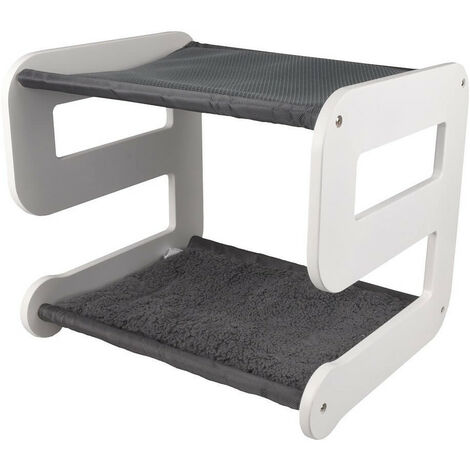 Lit hamac superposé 48 x 39,5 x 40 cm, pour chat. - Flamingo