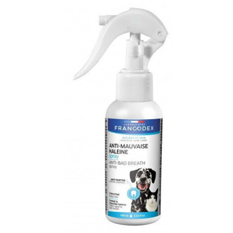 Spray anti-mauvaise haleine 100ml Pour Chiens et Chats - Francodex