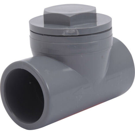 ø32 mm Clapet à battant pvc évacuation. - jardiboutique (1/3)