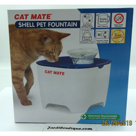 Fontaine d'eau pour chat capacité 2l PET MATE