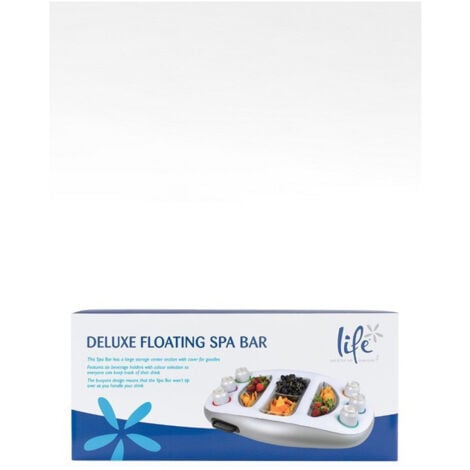 Bar gonflable blanc de luxe pour spa - LIFE