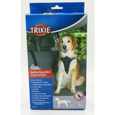 Trixie Dog Confort Harnais de sécurité noir taille M (1/4)