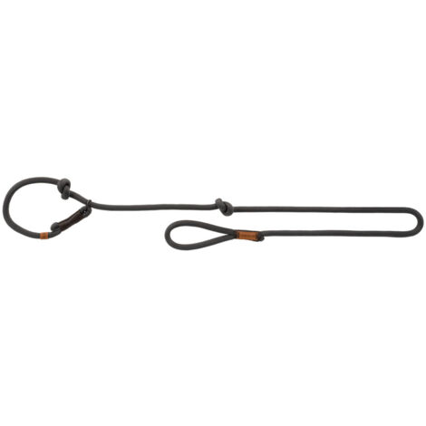 Laisse Retriever ø 13 mm x 1.7 M Collier d'arrêt gris foncé pour chien - Trixie (1/3)