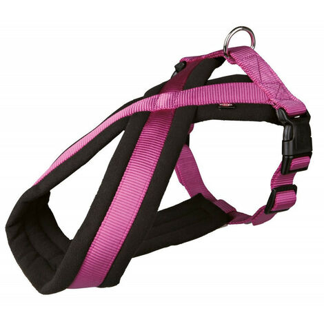 Harnais T XS 26-38 cm violet et noir pour chien - Trixie