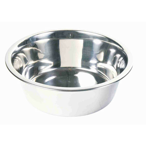 TRIXIE GAMELLE POUR CHIEN EN ACIER INOXYDABLE AVEC BASE EN CAOUTCHOUC ZOO TX-24845