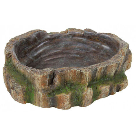 Ecuelle pour eau et nourriture des reptiles. 18 x 4.5 x 17 cm - vivarium terrarium - Trixie (1/2)