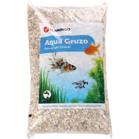 Gravier Gruzo gris 2.5 Kg pour aquarium - Flamingo