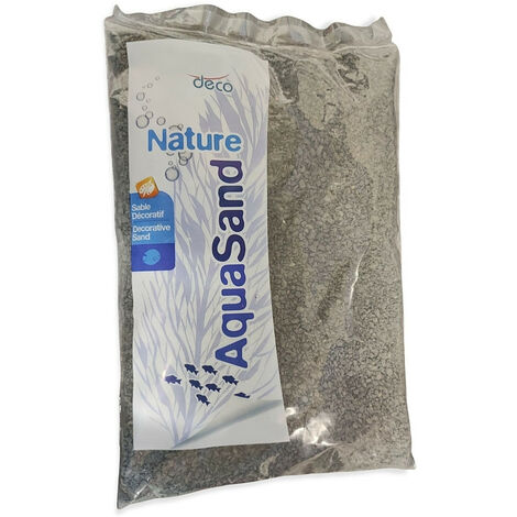 Sol décoratif 1-4 mm, naturel basalte noir AquaSand 1 kg pour aquarium - animallparadise (1/2)