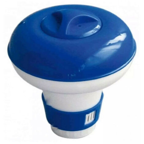 Petit doseur diffuseur de chlore ou brome 13 cm, flottant en plastique pour petite pastille - jardiboutique (1/3)