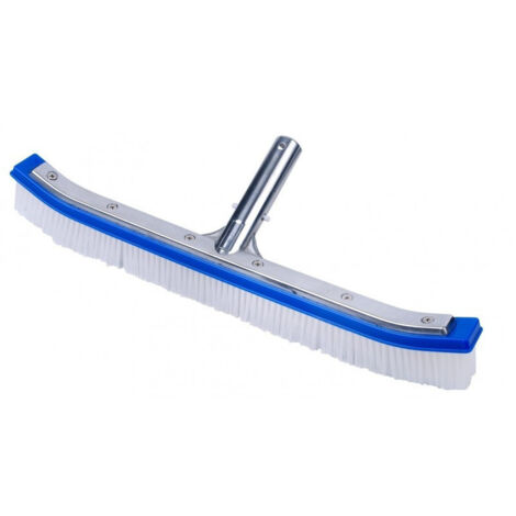 Brosse nettoyage piscine PVC avec renfort en alu largeur de 46 cm - jardiboutique (1/4)