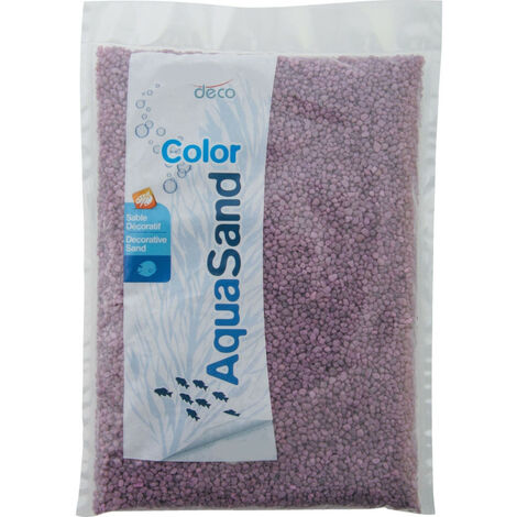 Gravier fin pour aquariums, couleur violet lilas 1kg - animallparadise (1/2)