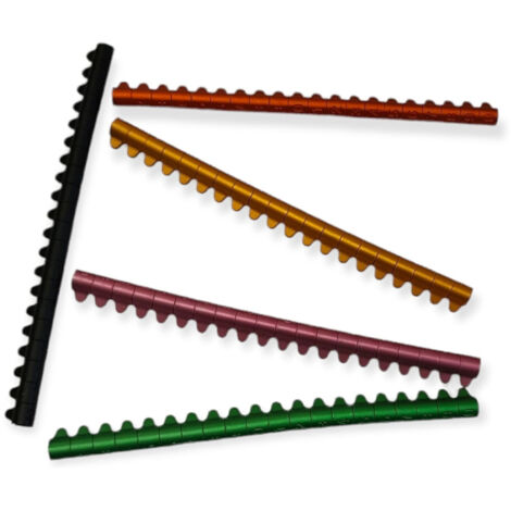 100 bagues en métal ø 4mm pour perruches, différentes couleurs - animallparadise