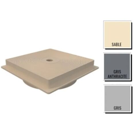 Astralpool – Couvercle de skimmer rond 248x248mm – Compatible systèmes de filtration standard – Pour piscine – Couleur gris