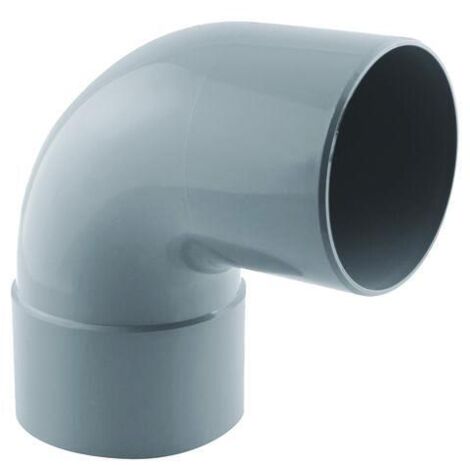 Coude PVC évacuation 87° mâle/femelle D.100 évacuation - Interplast (1/3)
