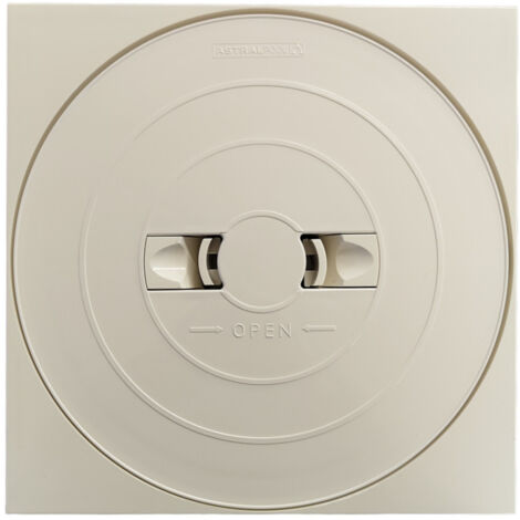 Astralpool – Couvercle skimmer de piscine rond 4402010510 – Diamètre 250 mm – Largeur 217 mm – Matière ABS – Cadre carré blanc