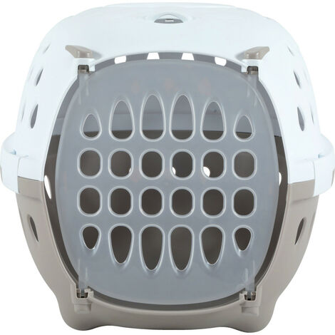 Cage de transport Smart chic Taupe max 6 kg pour petit chien et chat - Stefanplast
