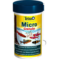 Micro granules, aliment complet pour petit poisson tropicaux 45g/100ml - Tetra