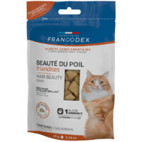 Friandises beauté du poil, 65 g pour chat et chaton - Francodex