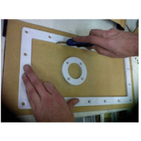 Kit De 4 Plaques Joints Autocollants Pour Piscine - 500x250mm Et 350x350mm - Étanchéité Skimmers Et Bondes